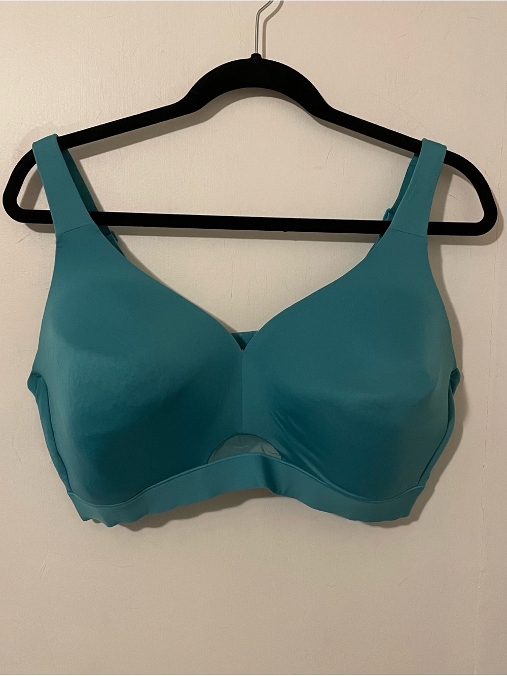 Cacique Lane Bryant Teal Blue Lightly Lined No Wire Bra Plus Size 42DD 42E